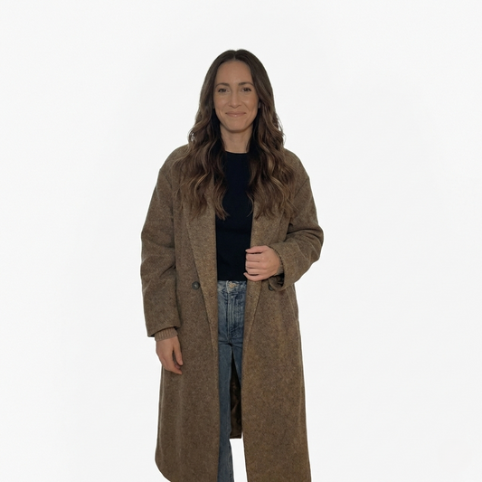ABRIGO LARGO DE LANA